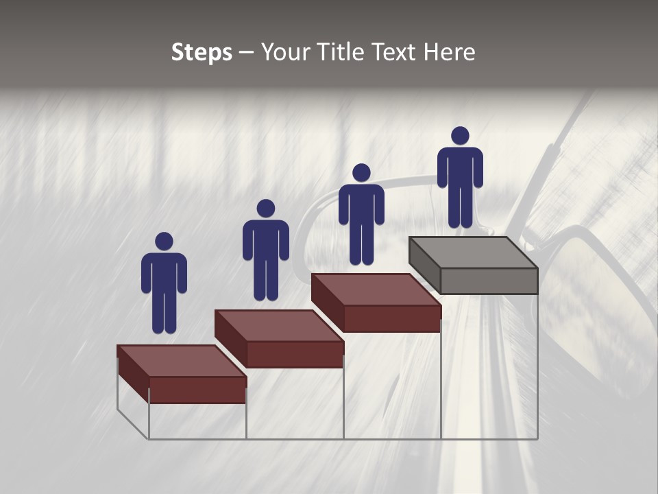 Caucasian Life Pensioner PowerPoint Template