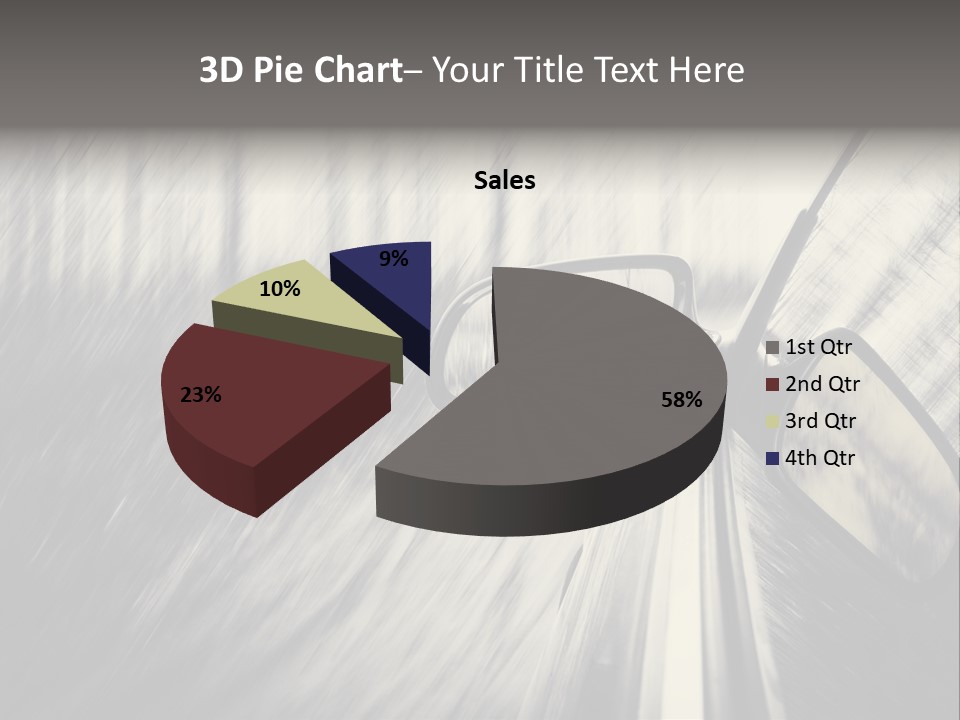 Caucasian Life Pensioner PowerPoint Template