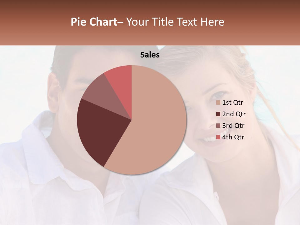 Sunset Pensioner Portrait PowerPoint Template
