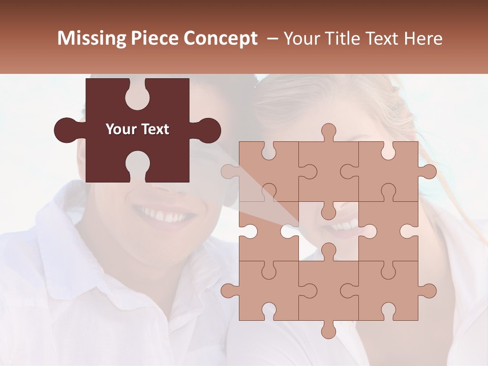 Sunset Pensioner Portrait PowerPoint Template