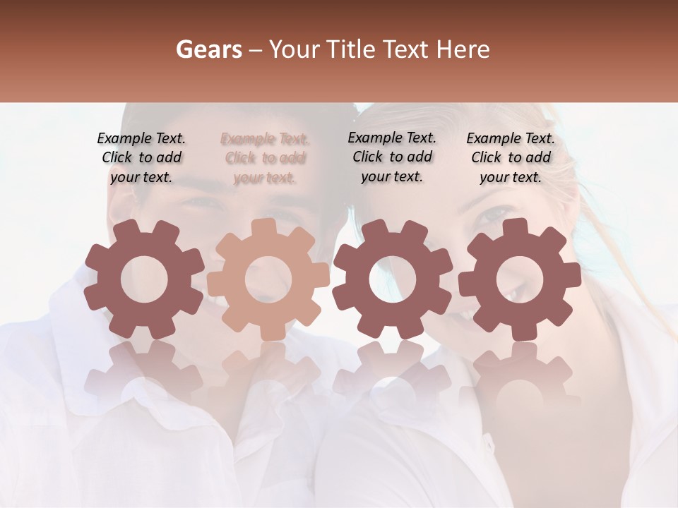 Sunset Pensioner Portrait PowerPoint Template