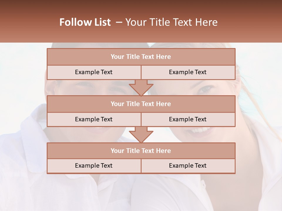 Sunset Pensioner Portrait PowerPoint Template