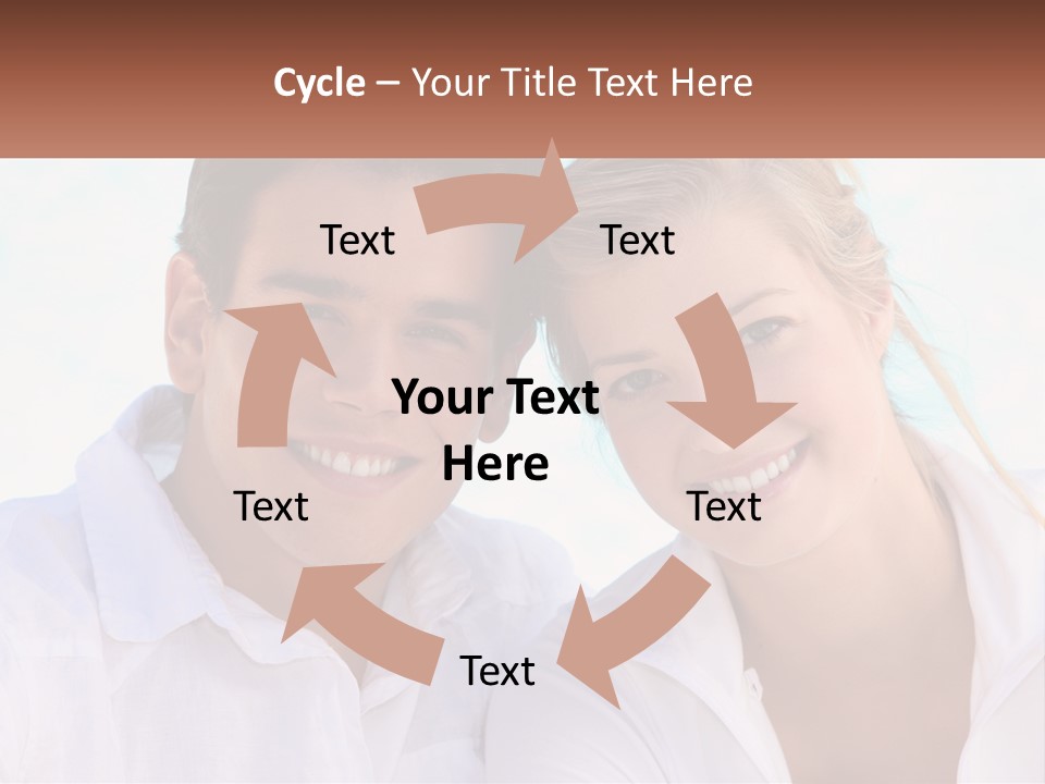 Sunset Pensioner Portrait PowerPoint Template