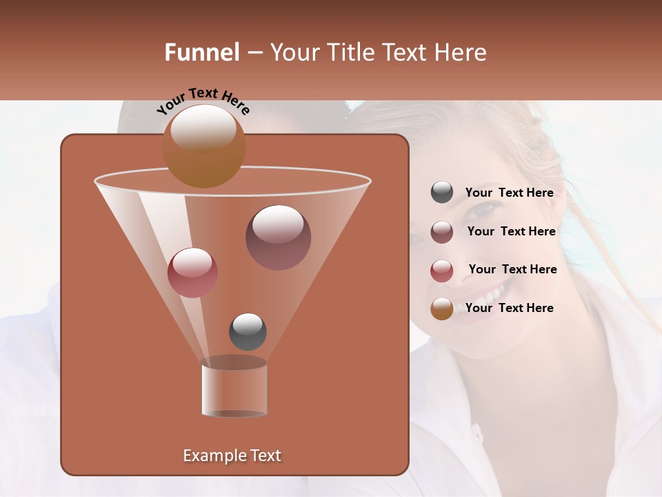 Sunset Pensioner Portrait PowerPoint Template