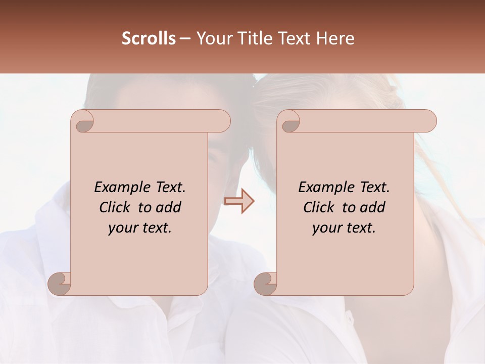 Sunset Pensioner Portrait PowerPoint Template