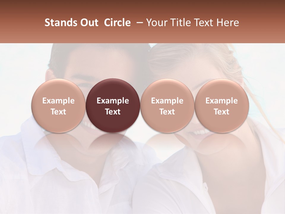 Sunset Pensioner Portrait PowerPoint Template