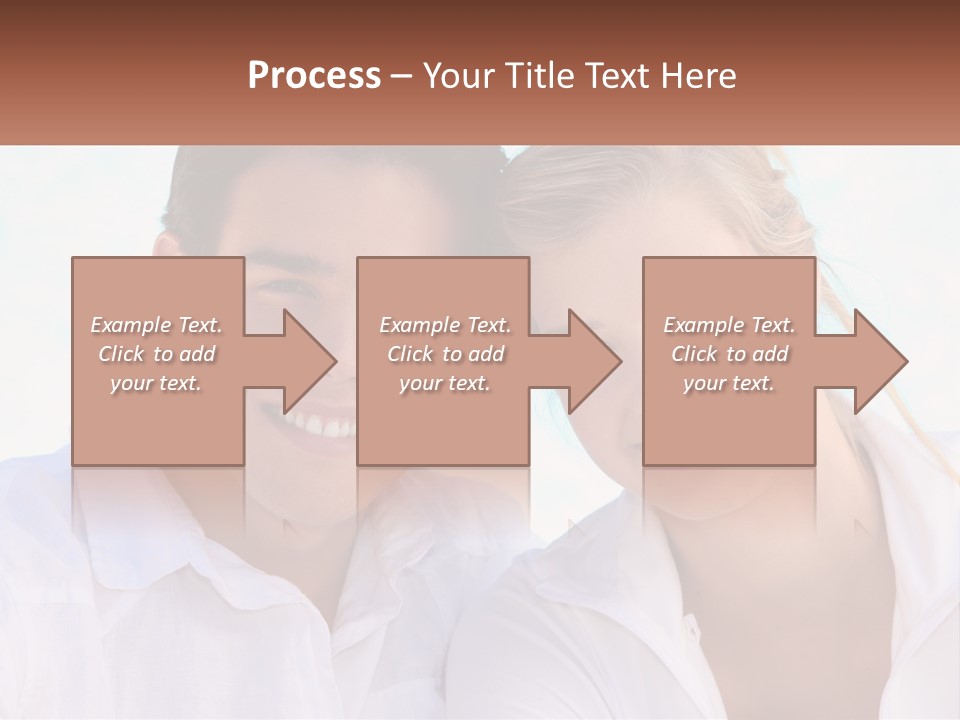 Sunset Pensioner Portrait PowerPoint Template