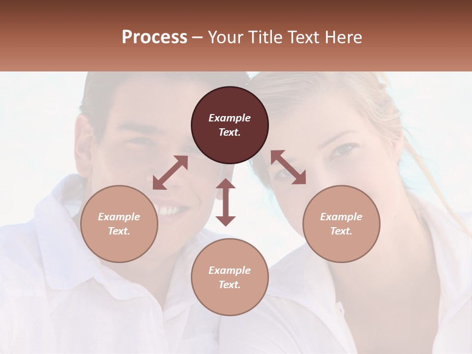 Sunset Pensioner Portrait PowerPoint Template