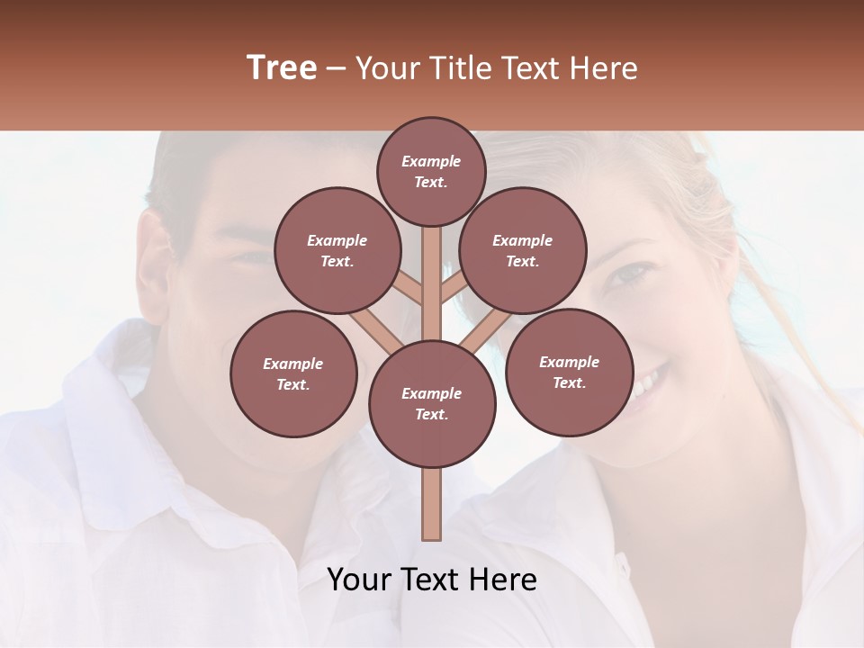 Sunset Pensioner Portrait PowerPoint Template