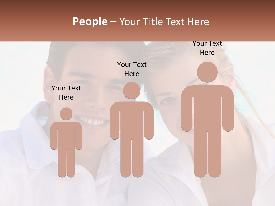 Sunset Pensioner Portrait PowerPoint Template