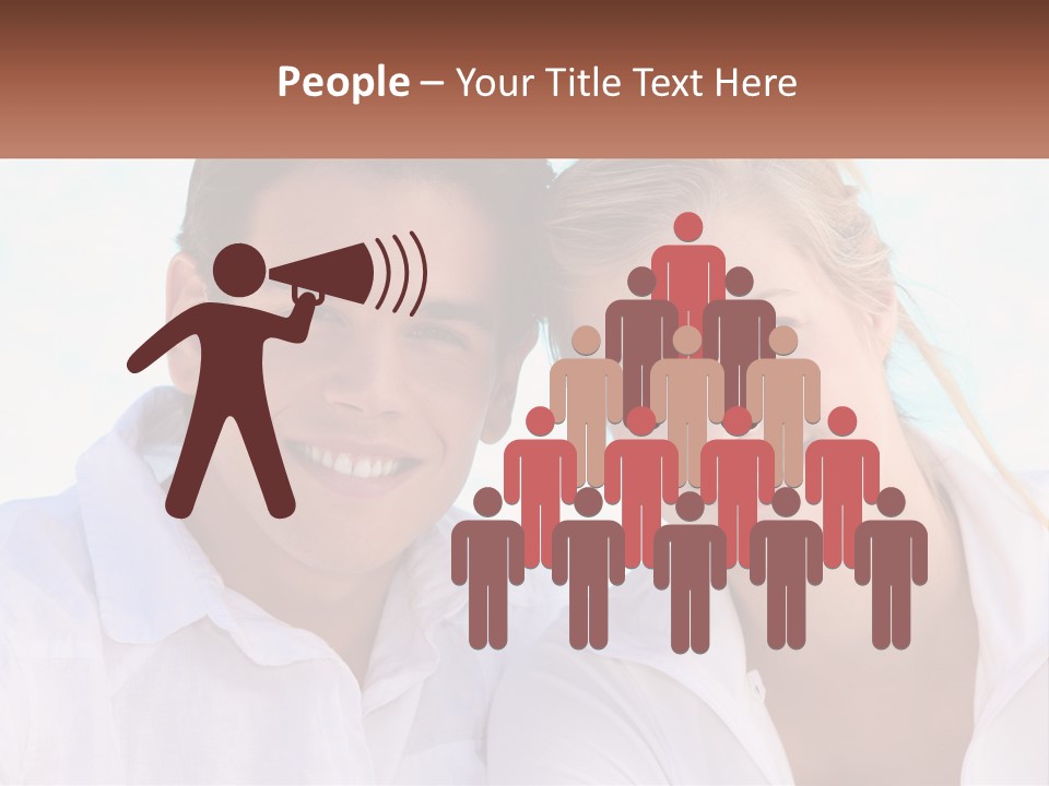 Sunset Pensioner Portrait PowerPoint Template