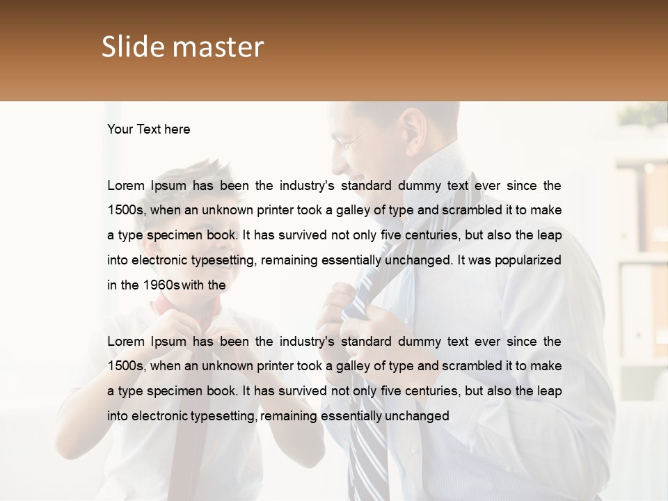 Retired Lifestyle Sand PowerPoint Template