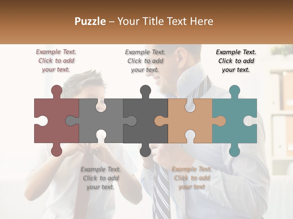 Retired Lifestyle Sand PowerPoint Template