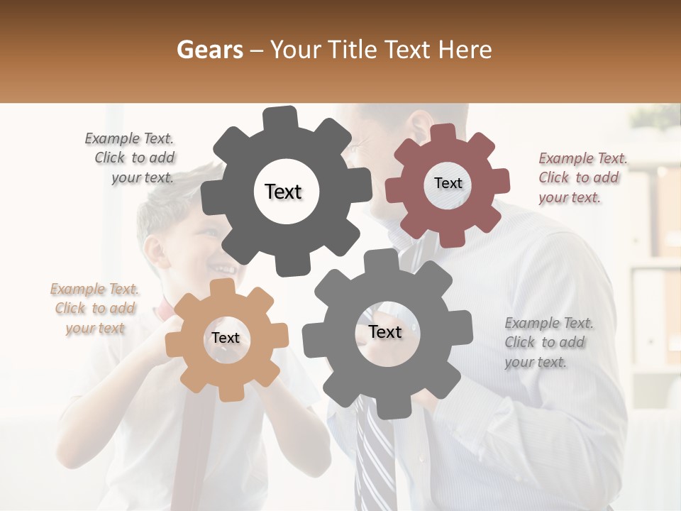 Retired Lifestyle Sand PowerPoint Template