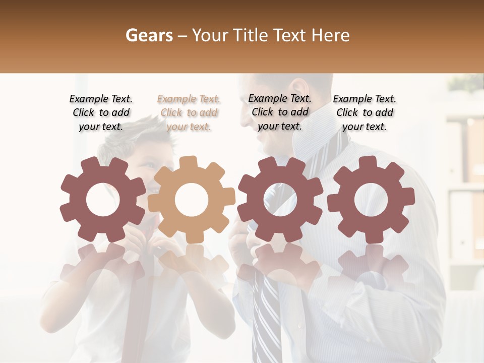 Retired Lifestyle Sand PowerPoint Template