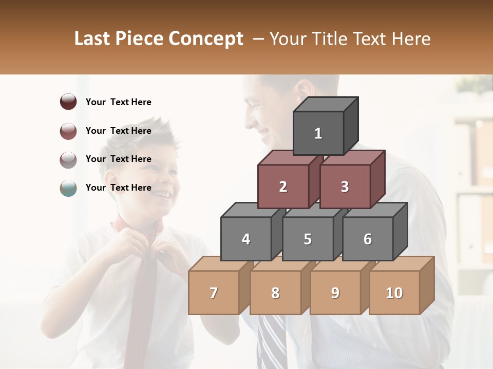 Retired Lifestyle Sand PowerPoint Template