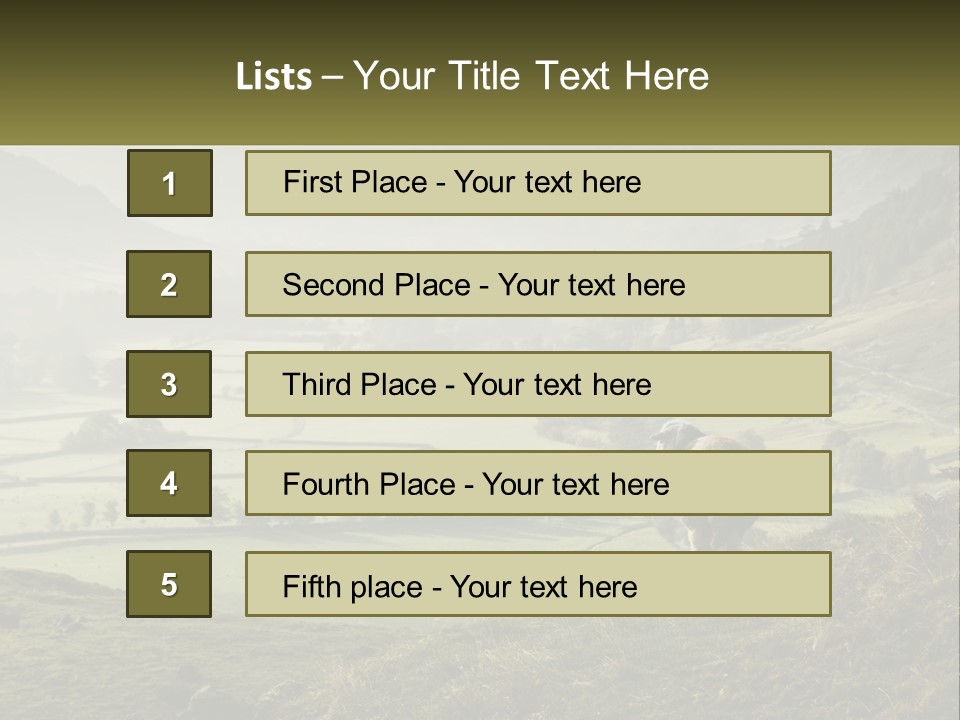Calm Sea Older PowerPoint Template