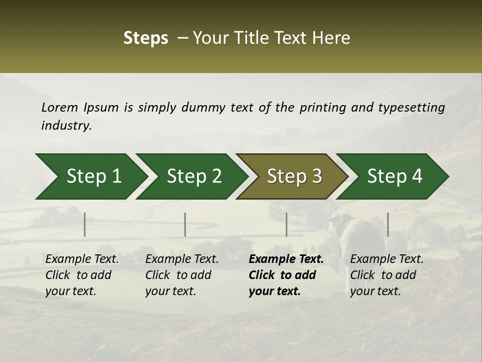 Calm Sea Older PowerPoint Template