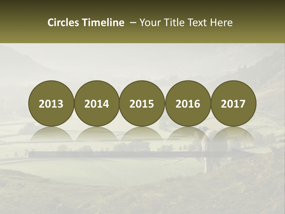 Calm Sea Older PowerPoint Template