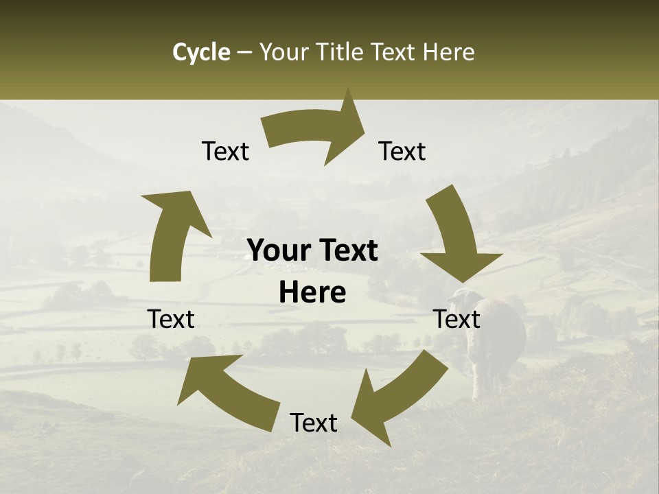 Calm Sea Older PowerPoint Template