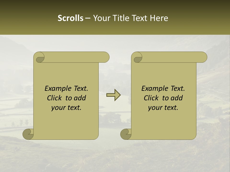 Calm Sea Older PowerPoint Template