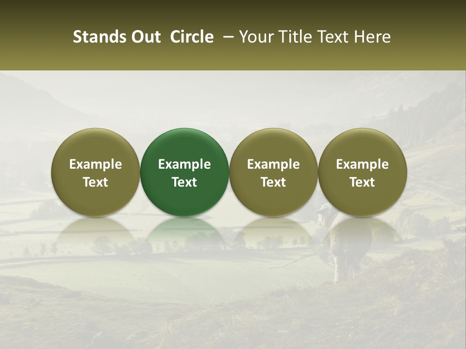 Calm Sea Older PowerPoint Template
