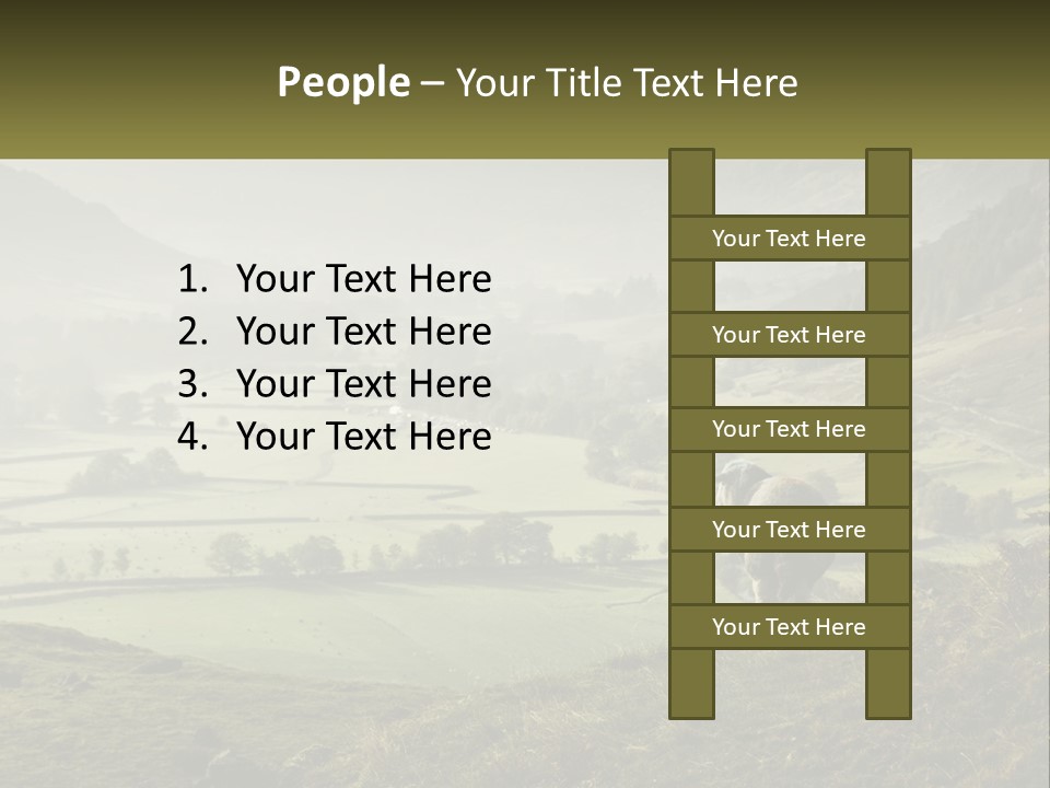 Calm Sea Older PowerPoint Template