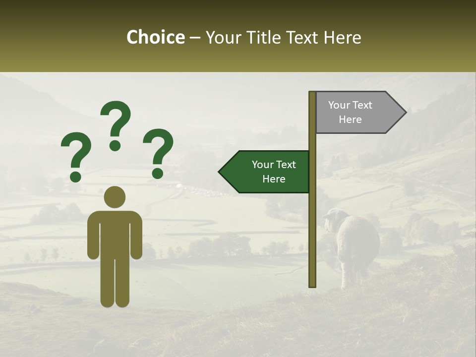 Calm Sea Older PowerPoint Template