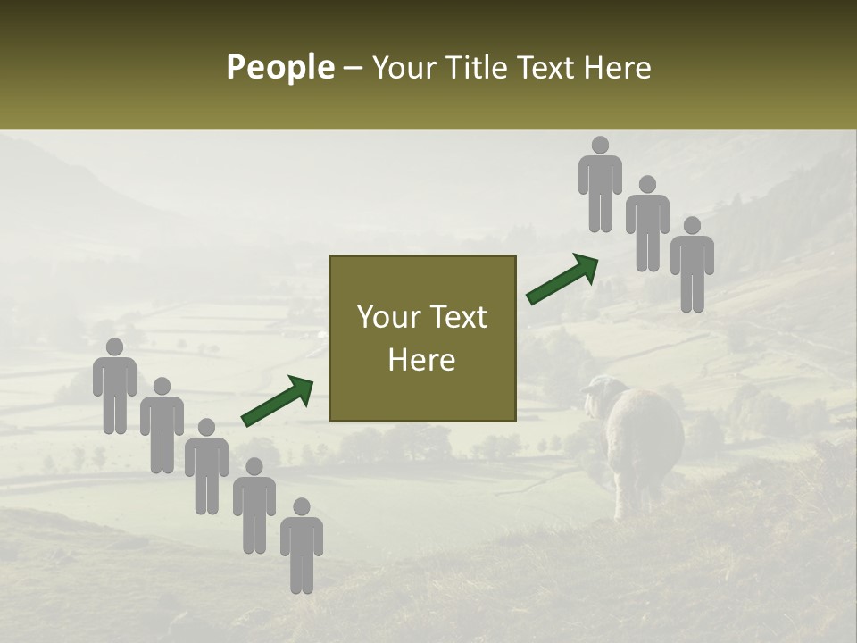 Calm Sea Older PowerPoint Template