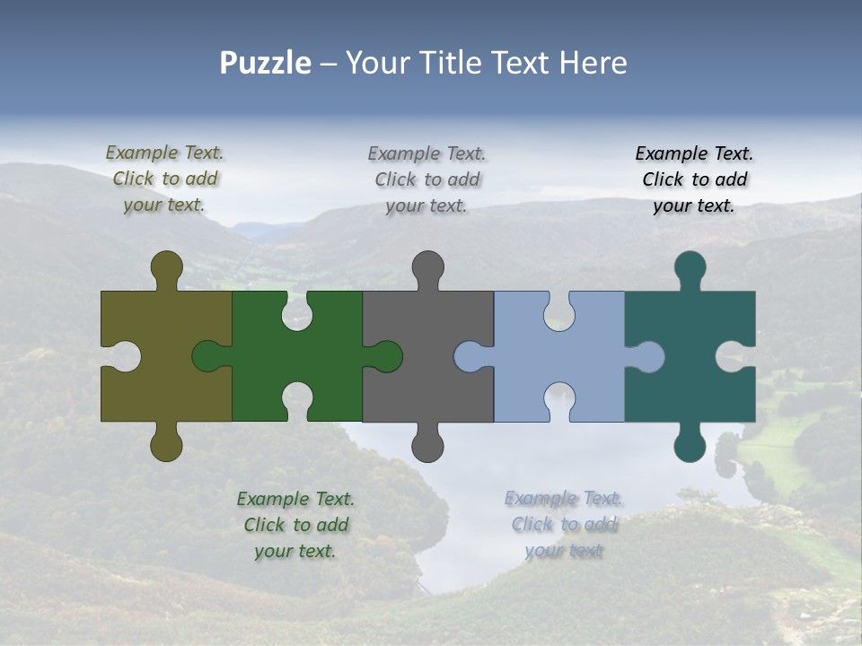 Coast Standing Water PowerPoint Template