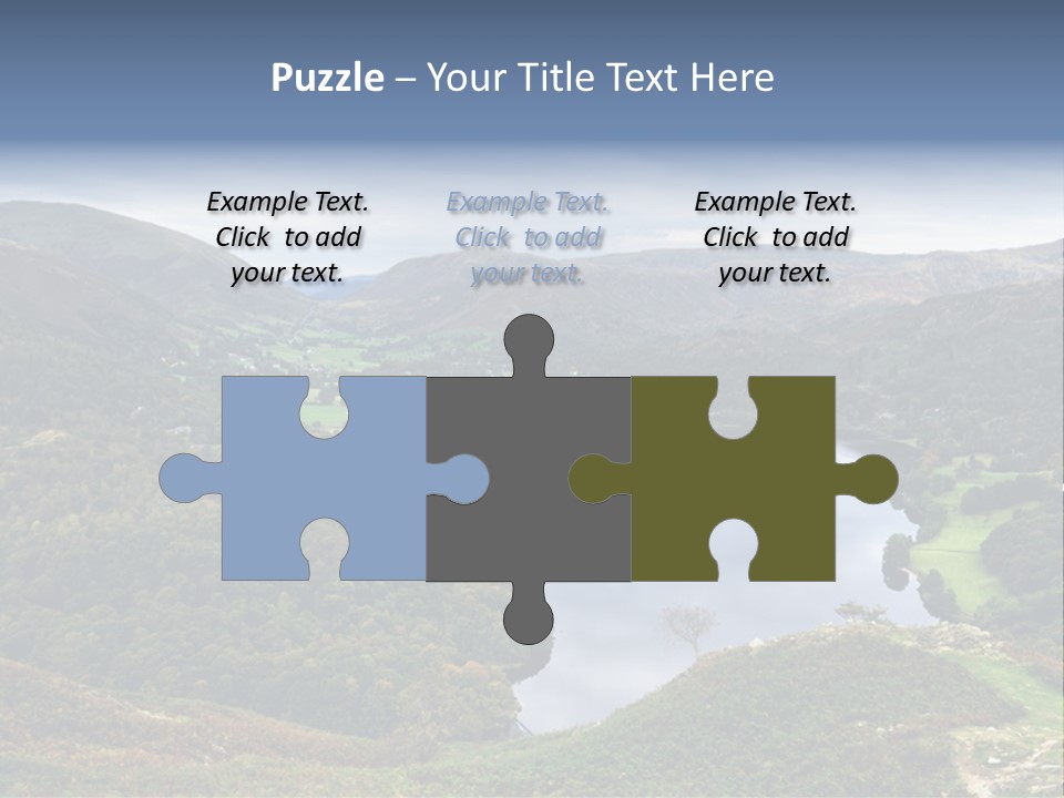 Coast Standing Water PowerPoint Template