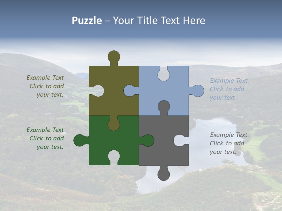 Coast Standing Water PowerPoint Template