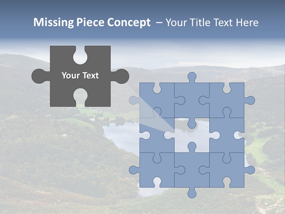 Coast Standing Water PowerPoint Template