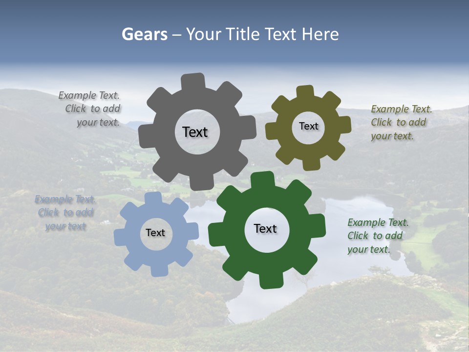 Coast Standing Water PowerPoint Template