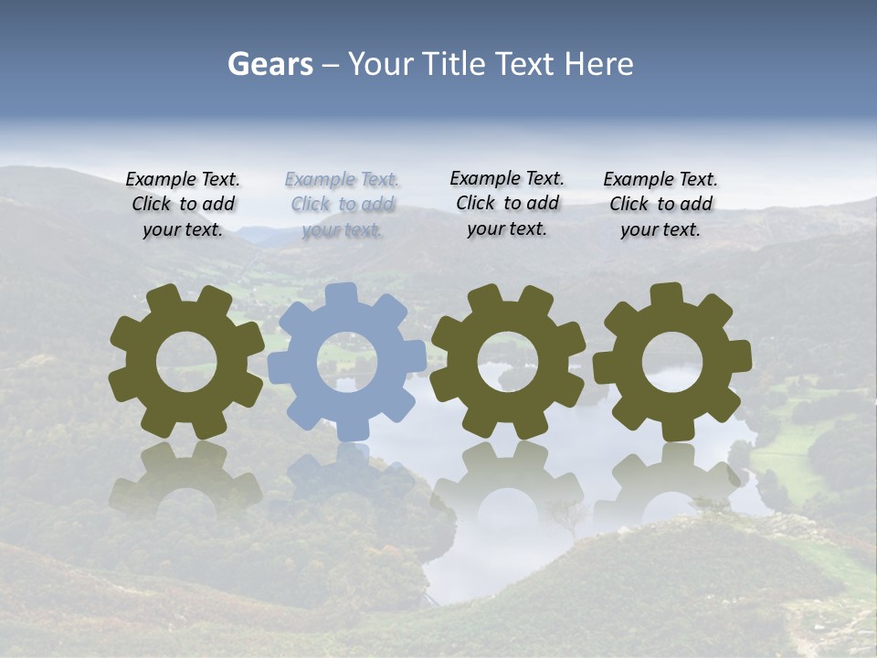 Coast Standing Water PowerPoint Template