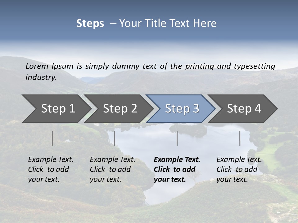 Coast Standing Water PowerPoint Template