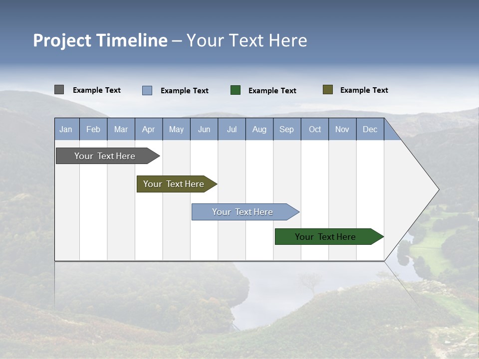 Coast Standing Water PowerPoint Template