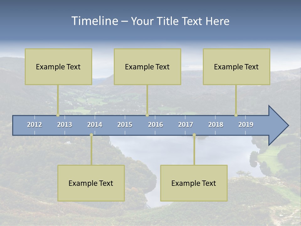 Coast Standing Water PowerPoint Template