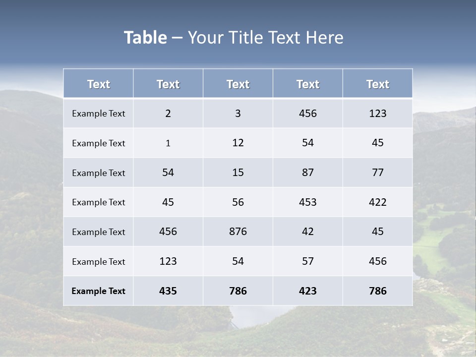 Coast Standing Water PowerPoint Template