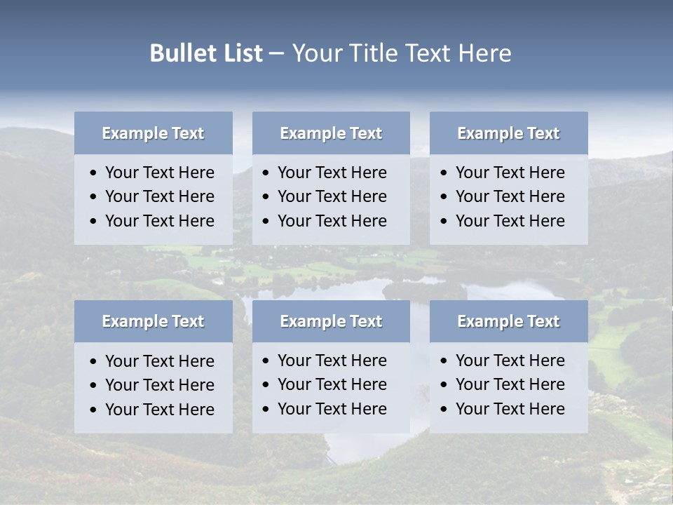 Coast Standing Water PowerPoint Template