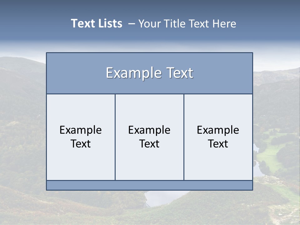 Coast Standing Water PowerPoint Template