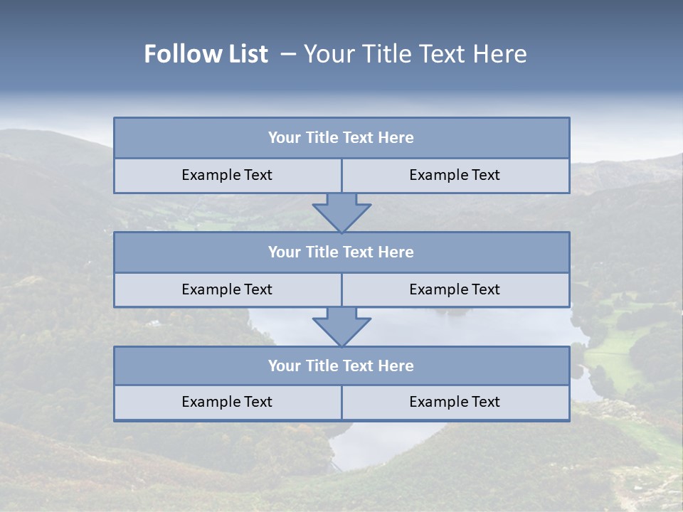 Coast Standing Water PowerPoint Template