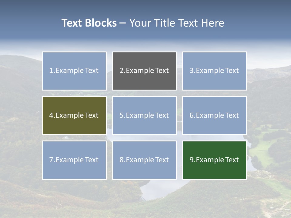 Coast Standing Water PowerPoint Template
