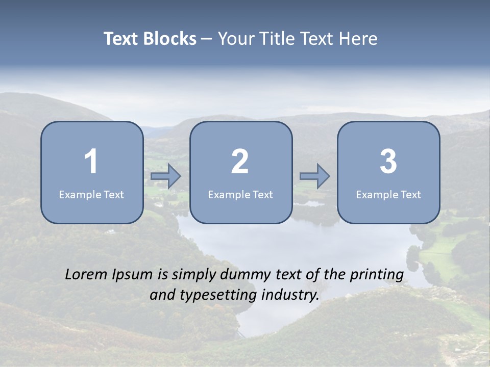 Coast Standing Water PowerPoint Template