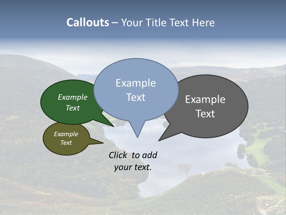 Coast Standing Water PowerPoint Template