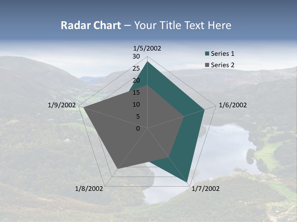 Coast Standing Water PowerPoint Template