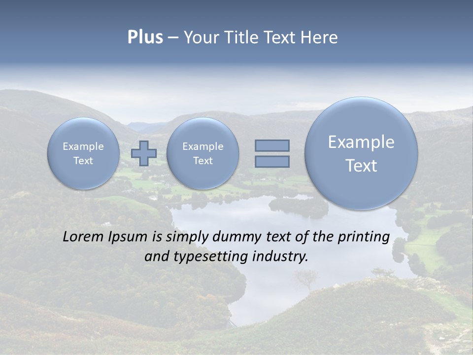 Coast Standing Water PowerPoint Template