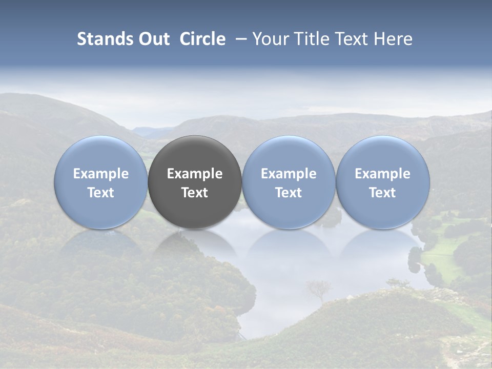 Coast Standing Water PowerPoint Template