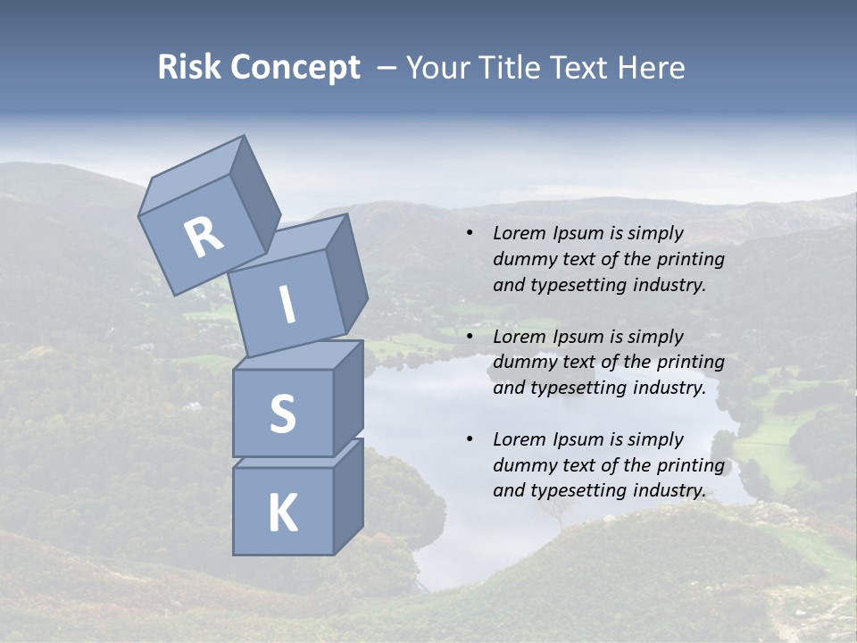 Coast Standing Water PowerPoint Template