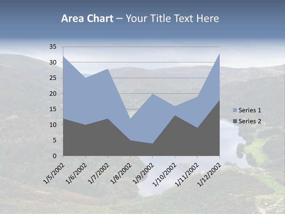 Coast Standing Water PowerPoint Template